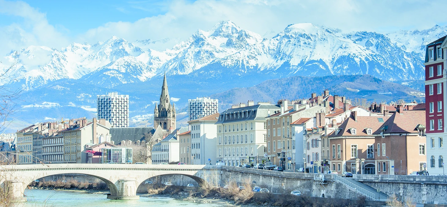 La ville de Grenoble vue depuis La Bastille © Olivier Duquesne / Flick, CC BY-NC